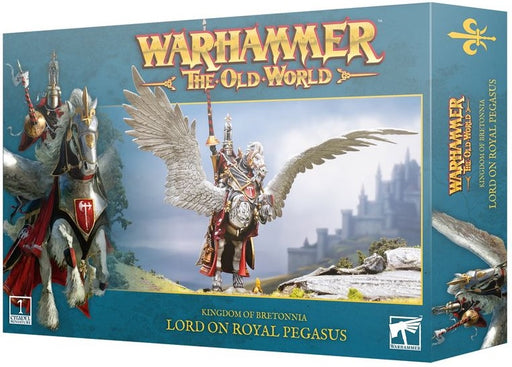 Warhammer The Old World Kingdom Of Bretonnia Lord on Royal Pegasus