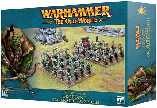 Warhammer The Old World Orc & Goblin Tribes Orc Boyz & Orc Arrer Boyz Mob Pre Order