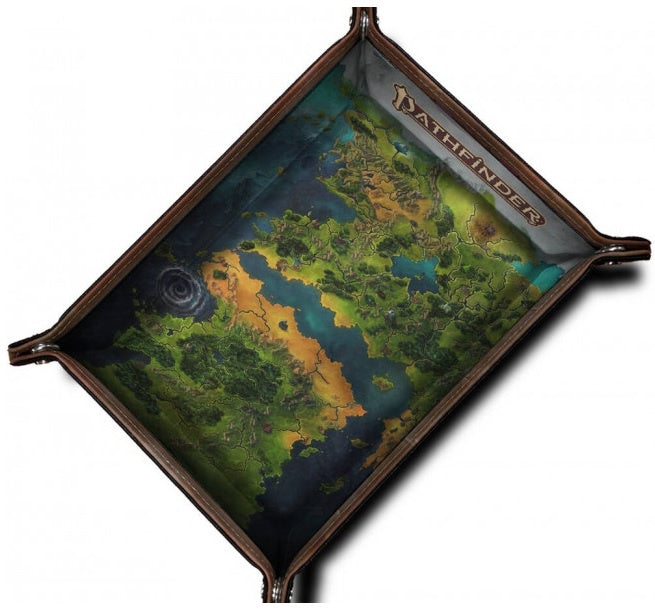 Metallic Dice Games Fanroll Officially Licensed Pathfinder Map Dice Tray main image 1