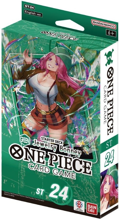 ワンピースカードゲーム JEWELRY.BONNEY & YAMATO おまけ One Piece Card Game Starter Deck (Green) Jewelry Bonney