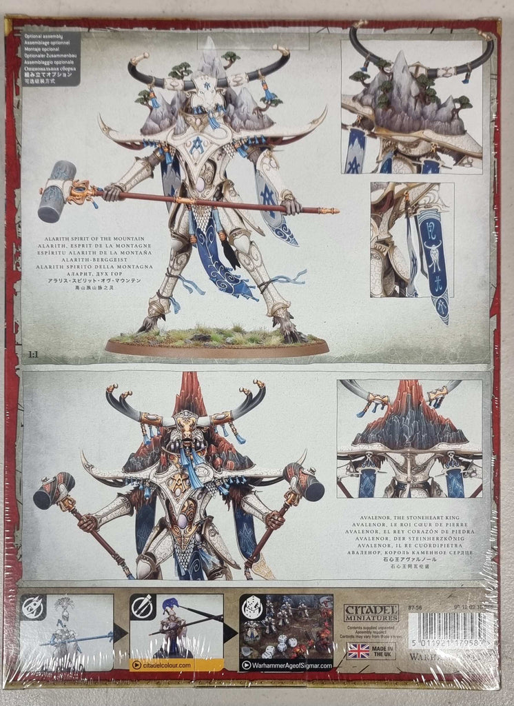 Warhammer Age Of Sigmar: Lumineth Realm-Lords - Avalenor, The Stoneheart King Miniature - View #13