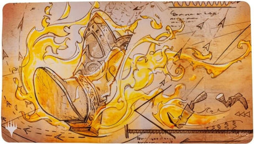 Ultra Pro The Brothers' War Schematic Art Swiftfoot Boots Playmat for Magic: The Gathering