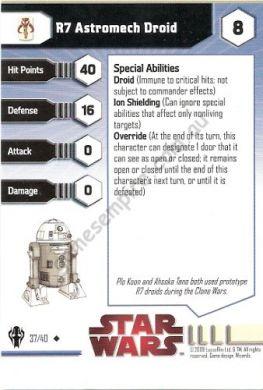 Star Wars Miniatures Galaxy at War 37 R7 Astromech Droid