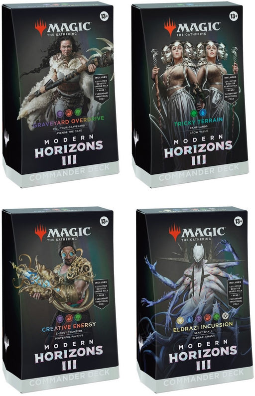 Magic the Gathering Modern Horizons 3 Commander Deck Set of 4 Pre Order