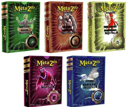 MetaZoo TCG Nightfall Theme Deck Set of 5