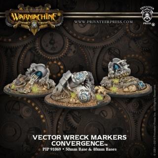 Warmachine Convergence of Cyriss Vector Wreck Markers ON SALE