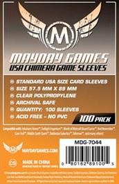 Mayday Games 57.5 X 89 USA Chimera Orange Sleeves (100)