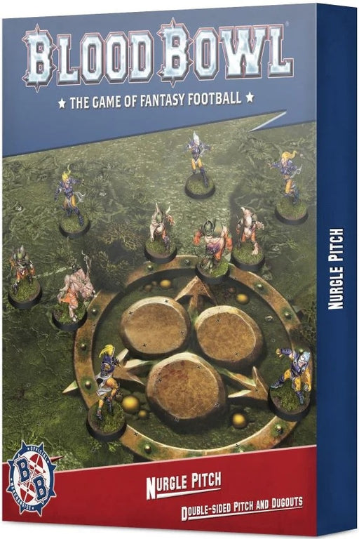 Blood Bowl Nurgle Pitch Double-sided Pitch and Dugouts Set