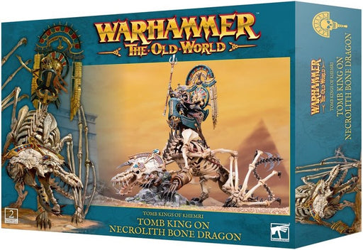 Warhammer The Old World Tomb Kings Tomb King on Necrolith Bone Dragon