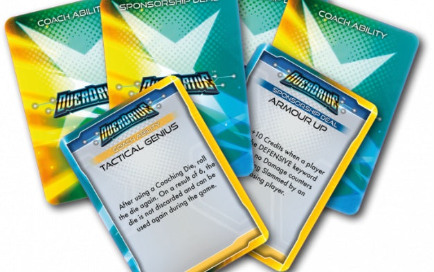 OverDrive Coach Abilities and Sponsorship Cards