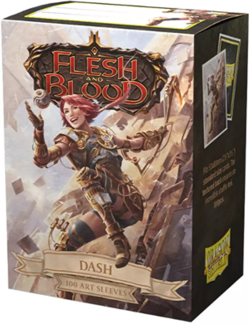 Dragon Shield Sleeves Box 100 Matte Art Flesh and Blood TCG Dash, Inventor Extraordinaire