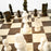 Wooden Folding Chess / Checkers / Backgammon Set 40cm