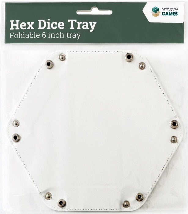LPG Hex Dice Tray 6" White
