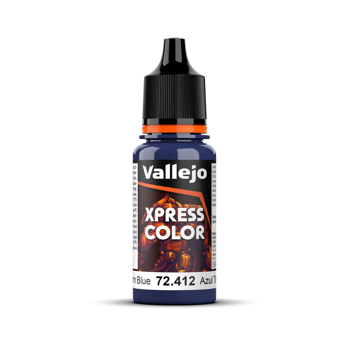 Vallejo Game Colour Xpress Color Storm Blue 18ml Acrylic Paint - New Formulation AV72412