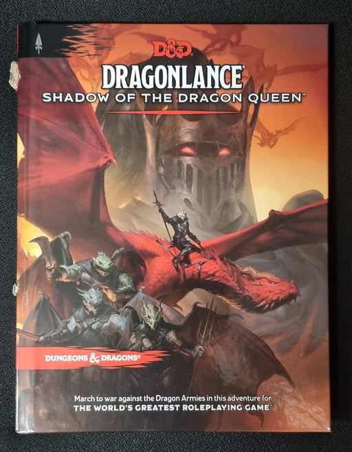 D&D Dungeons & Dragons Dragonlance Shadow of the Dragon Queen - damaged spine