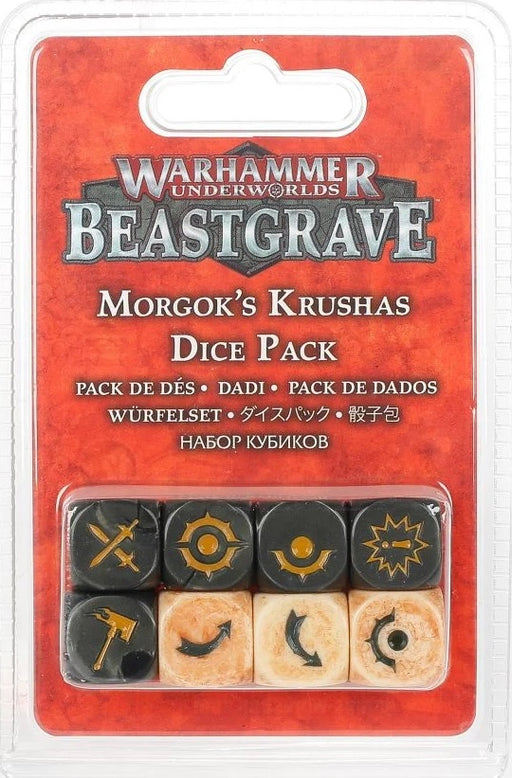 Warhammer Underworlds: Beastgrave – Morgok's Krushas Dice Set