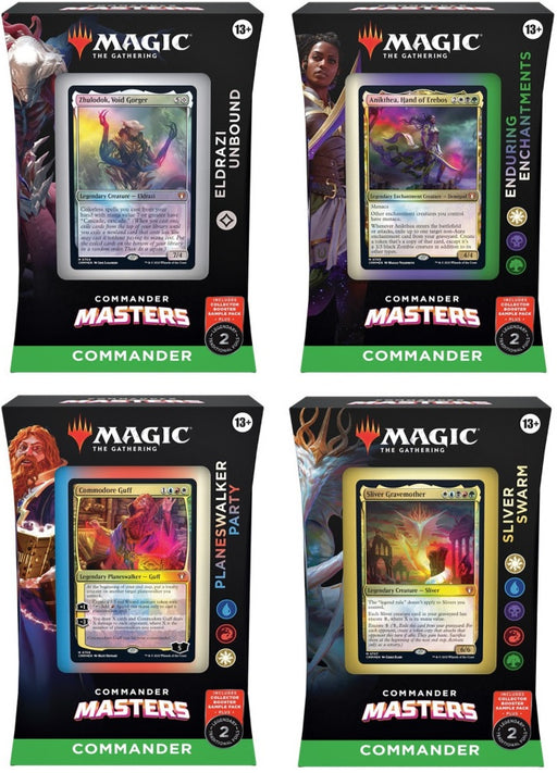 Magic the Gathering Commander Masters Commander Deck Set of 4