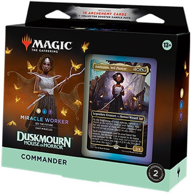Magic the Gathering Duskmourn House of Horror Commander Deck Miracle Worker