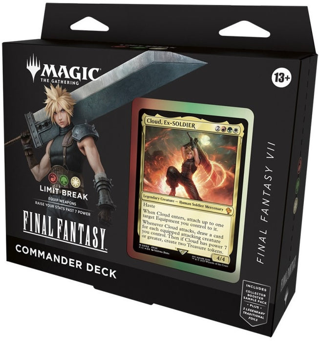 Magic the Gathering Final Fantasy Commander Deck Limit Break
