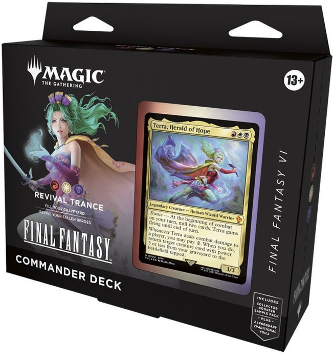 Magic the Gathering Final Fantasy Commander Deck Revival Trance