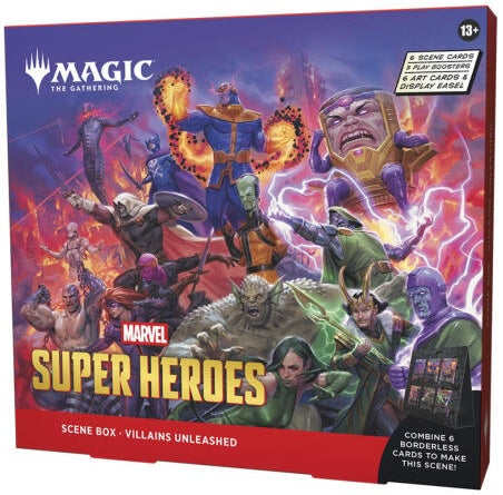 Magic the Gathering Marvel Super Heroes Scene Box Villains Unleashed Pre Order