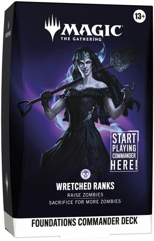 Magic the Gathering Foundations Commander Deck Wretched Ranks