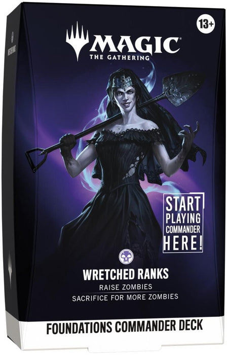 Magic the Gathering Foundations Commander Deck Wretched Ranks Pre Order
