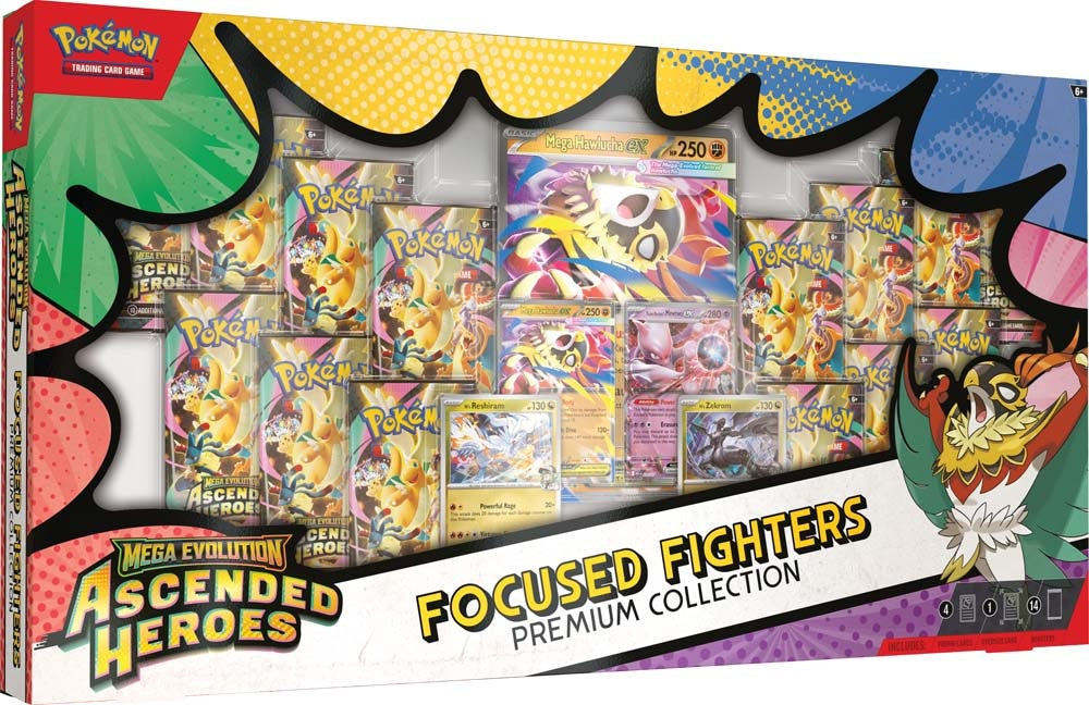 Pokémon TCG Mega Evolution Ascended Heroes Focused Fighters Premium Co
