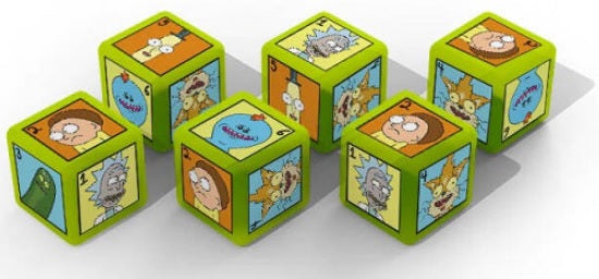 D6 Dice Set Rick and Morty