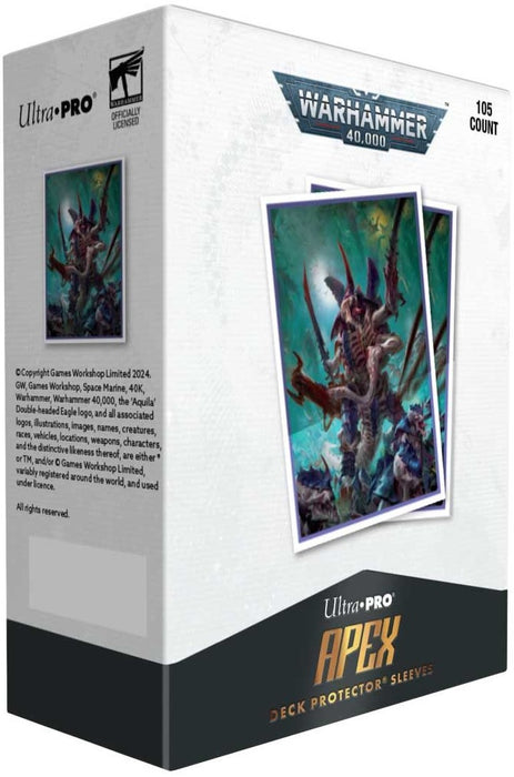 Ultra Pro Tyranid 105ct Apex Deck Protector sleeves for Warhammer 40k