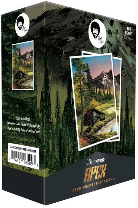 Ultra Pro Bob Ross Mountain Retreat 105ct APEX Deck Protector Sleeves