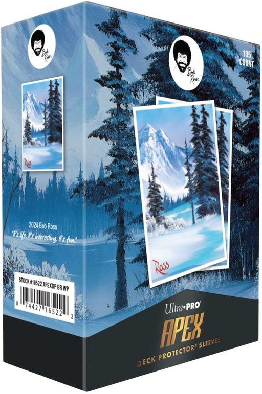 Bob Ross Winter Paradise 105ct APEX Deck Protector Sleeves
