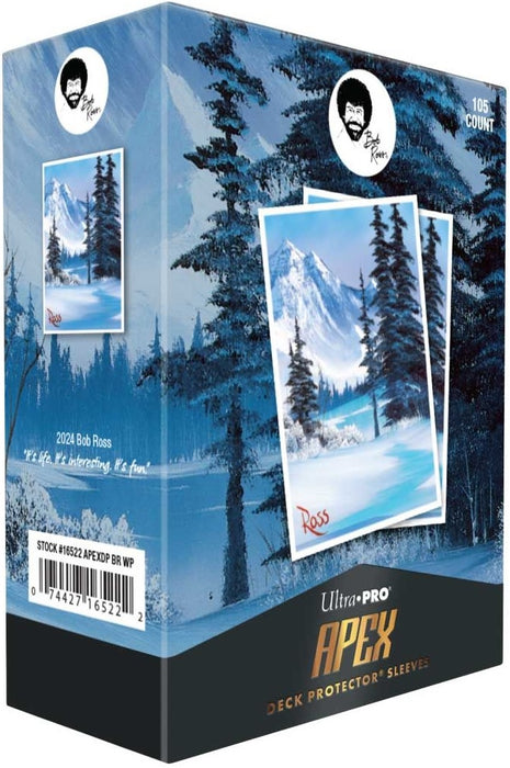 Bob Ross Winter Paradise 105ct APEX Deck Protector Sleeves