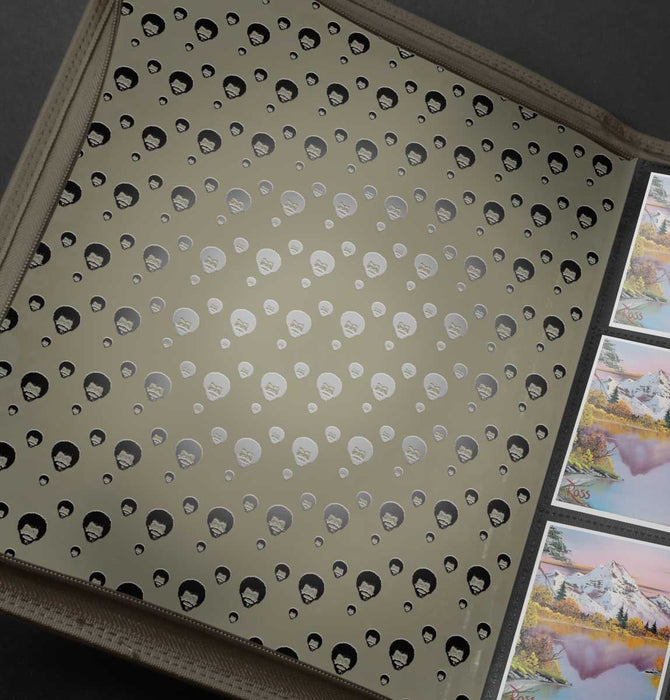 Ultra Pro Bob Ross Mighty Mountain Lake 9-Pocket Zippered PRO-Binder