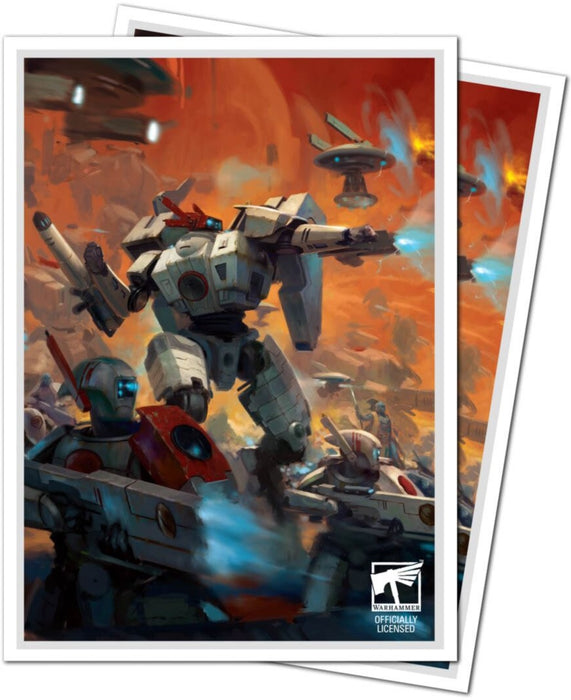 Ultra Pro T'au Empire Codex Aligned 105ct Apex Deck Protector sleeves for Warhammer 40k