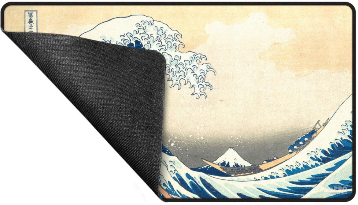 Ultra Pro The Great Wave off Kanagawa Black Stitched Playmat