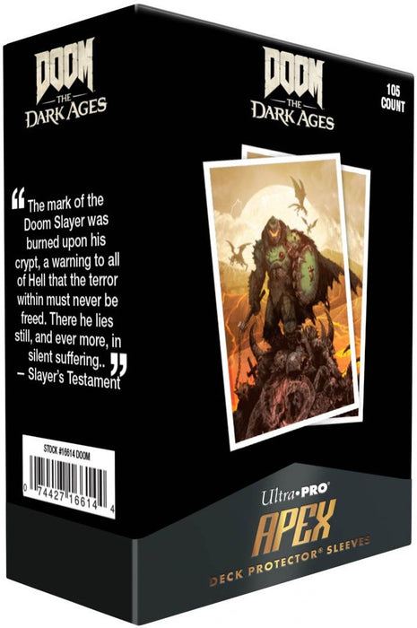 DOOM 105ct Apex Deck Protector Sleeves 2 for Bethesda Doom