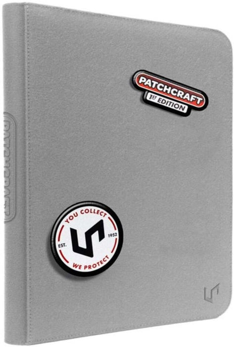 Ultra Pro PATCHCRAFT Zippered 9-Pocket PRO-Binder Gray