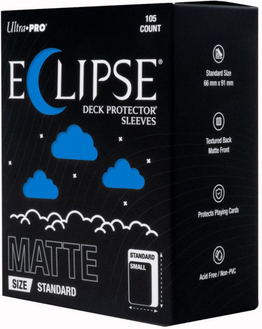 Ultra Pro Eclipse Matte Standard DECK PROTECTOR Sleeves Pacific Blue 105ct