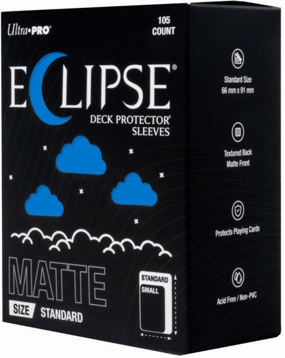 Ultra Pro Eclipse Matte Standard DECK PROTECTOR Sleeves Pacific Blue 105ct