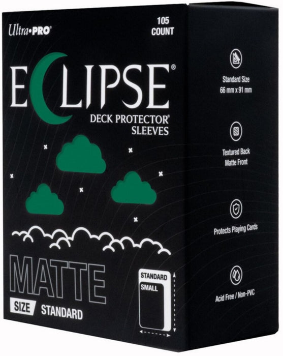Ultra Pro Eclipse Matte Standard DECK PROTECTOR Sleeves Forest Green 105ct