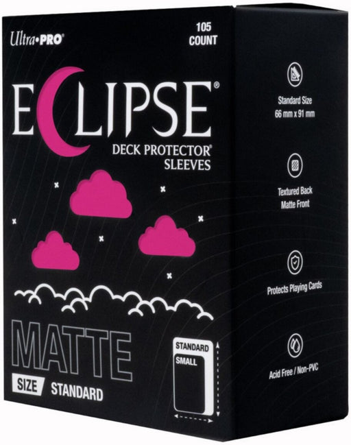 Ultra Pro Eclipse Matte Standard DECK PROTECTOR Sleeves Hot Pink 105ct