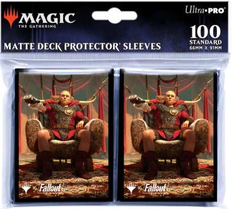 Ultra Pro Fallout® Caesar, Legion’s Emperor Deck Protector® Sleeves (100ct) for Magic: The Gathering