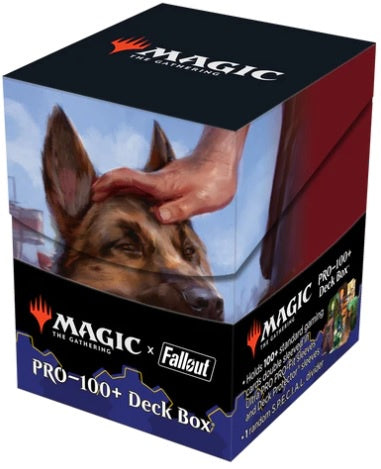 Ultra Pro Fallout® Dogmeat, Ever Loyal 100+ Deck Box for Magic: The Gathering