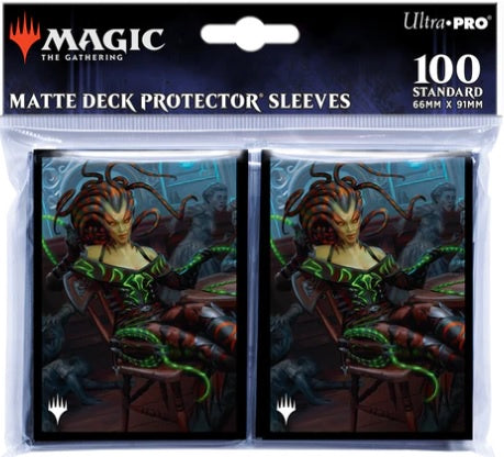 Ultra Pro Outlaws of Thunder Junction Vraska, the Silencer Key Art Deck Protector Sleeves (100ct) for Magic: The Gathering