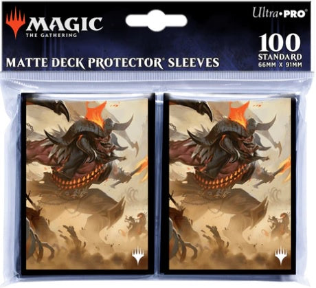 Ultra Pro Outlaws of Thunder Junction Rakdos, the Muscle Key Art Deck Protector Sleeves (100ct) for Magic: The Gathering