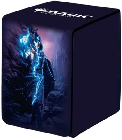 Ultra Pro Outlaws of Thunder Junction Jace, Reawakened Alcove Flip Deck Box for Magic: The Gathering