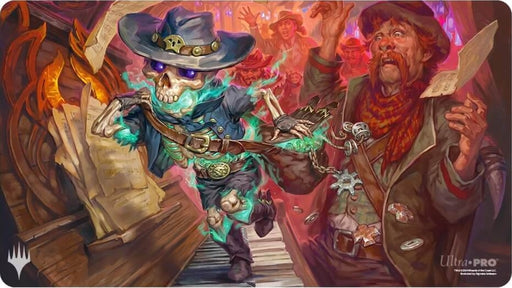 Ultra Pro Outlaws of Thunder Junction Tinybones, the Pickpocket Key Art Standard Gaming Playmat for Magic: The Gathering