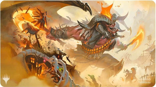 Ultra Pro Outlaws of Thunder Junction Rakdos, the Muscle Standard Gaming Playmat Key Art for Magic: The Gathering