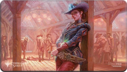 Ultra Pro Outlaws of Thunder Junction Marchesa, Dealer of Death Stitched Edge Playmat for Magic: The Gathering